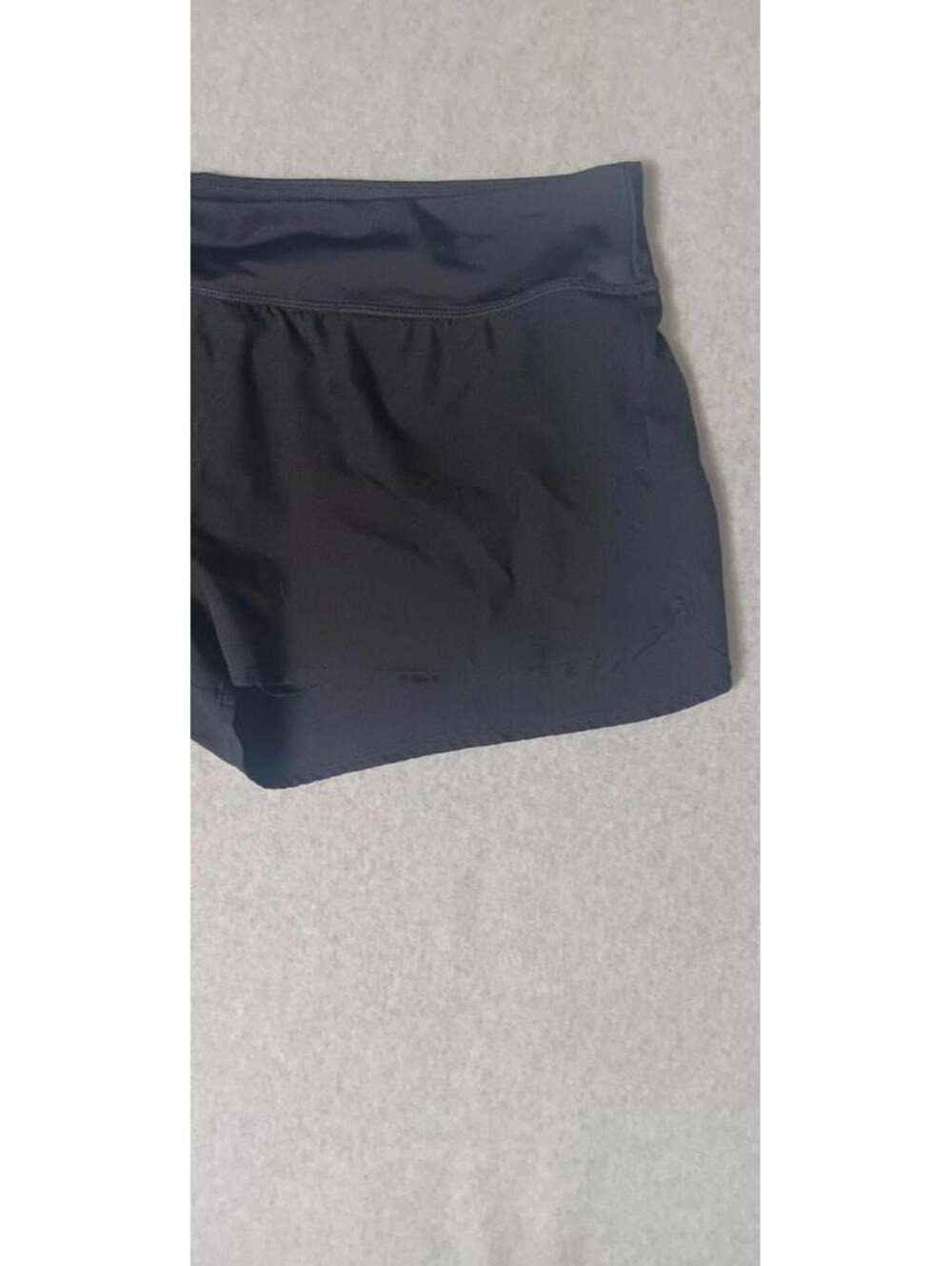 Nike Athletic Layered Shorts Womens Size Large Black Running Jogging Workout Gym - Picture 5 of 10